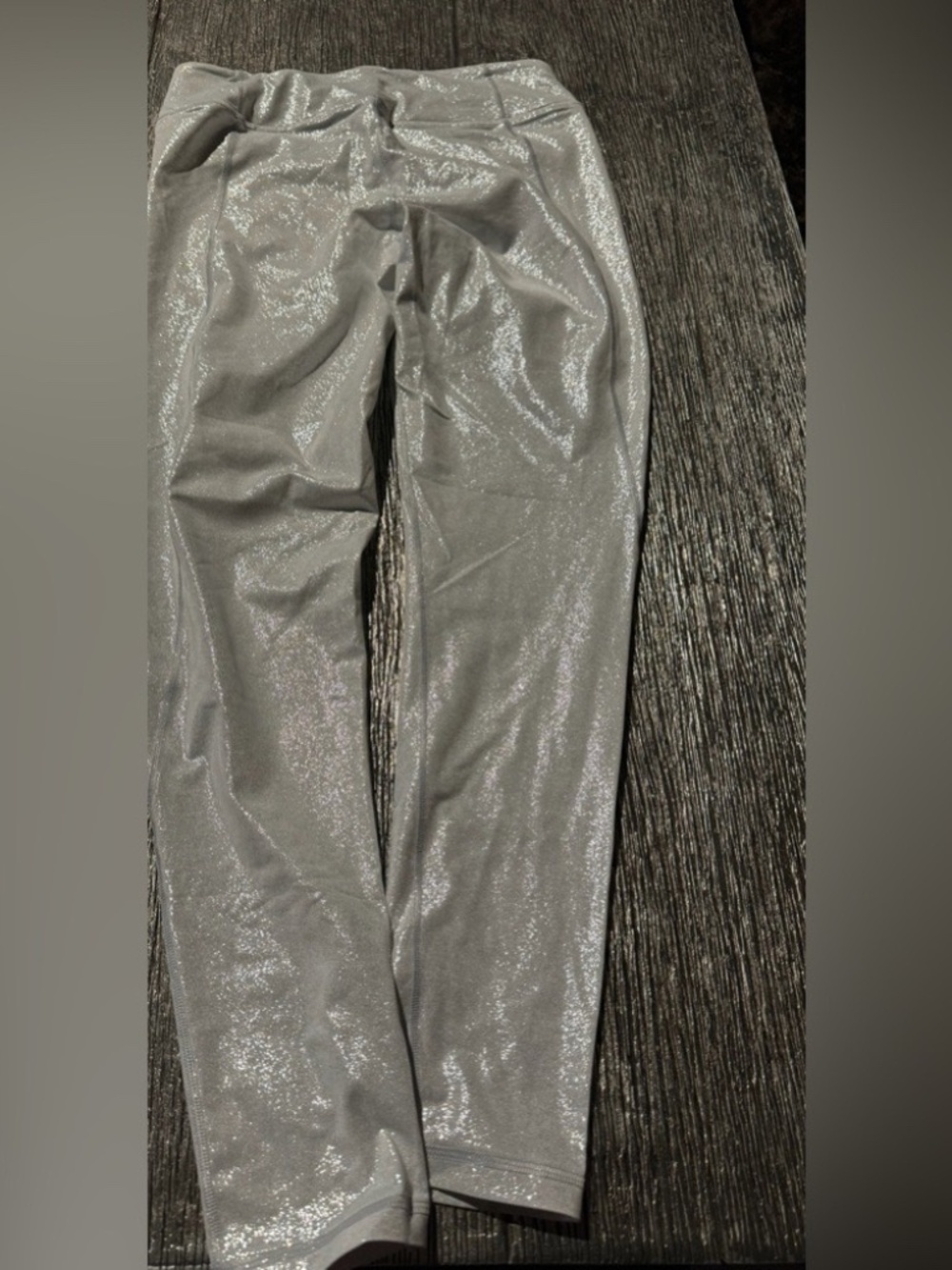 Victoria SECRET Sport SIZE MEDIUM M white sparkly leggings LOT5730